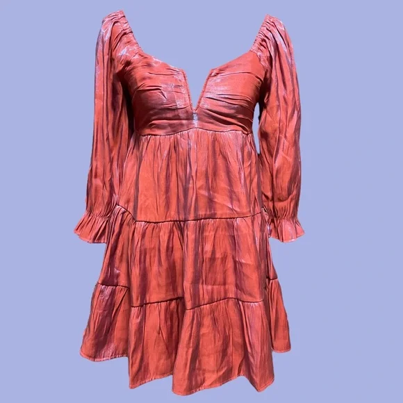 entro | Dresses | Entro Iridescent Onoff Shoulder Boho Dress Small Nwt |  Poshmark